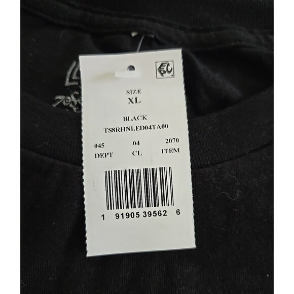 Led Zeppelin United States of America 1977 Men's XL Black T-Shirt NWT - Picture 5 of 6